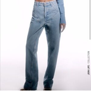 Zara western style jeans - size 0